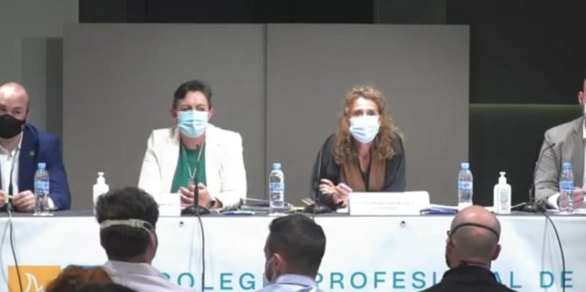 De izda a derecha, Pablo Herrera, Aurora Araújo, Montserrat Ruiz-Olivares y Raúl Ferrer