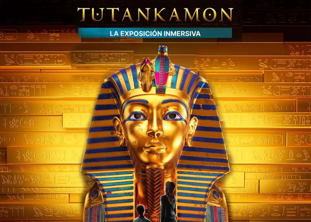 Cartel de Tutankamon, la exposición inmersiva