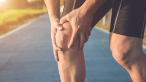 Lesión deportiva en la rodilla