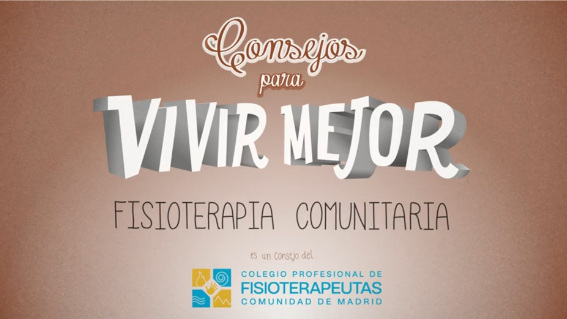 Carátula del videoconsejo sobre Fisioterapia Comunitaria