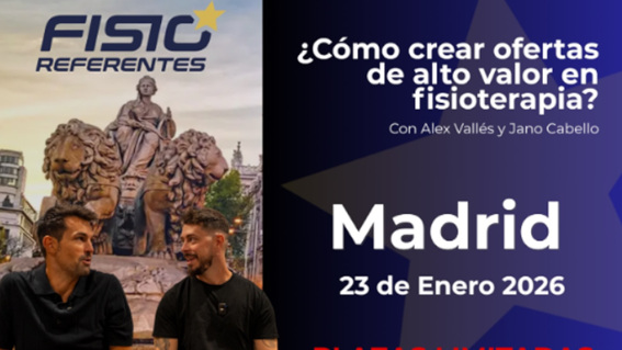 FisioReferentes se celebrará en Madrid el 23 de enero de 2026