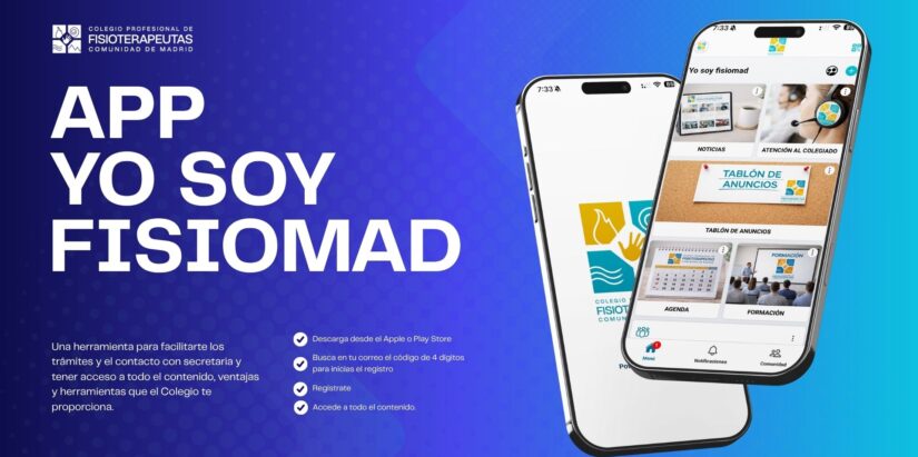 La app Yo soy fisiomad ofrece un amplio catálogo de herramientas y soluciones